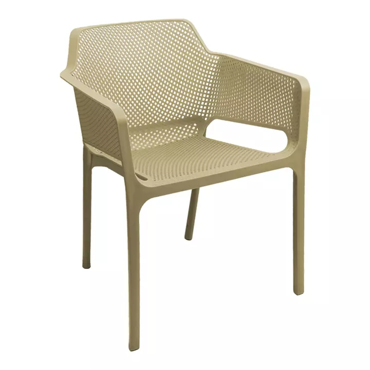 Oviez pakoworld pp armchair in cappuccino shade 59x58x79cm