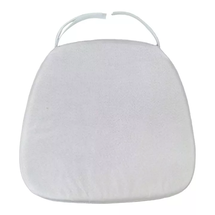 Kursi pillow pakoworld fabric in white shade 40.5x38.5x4cm